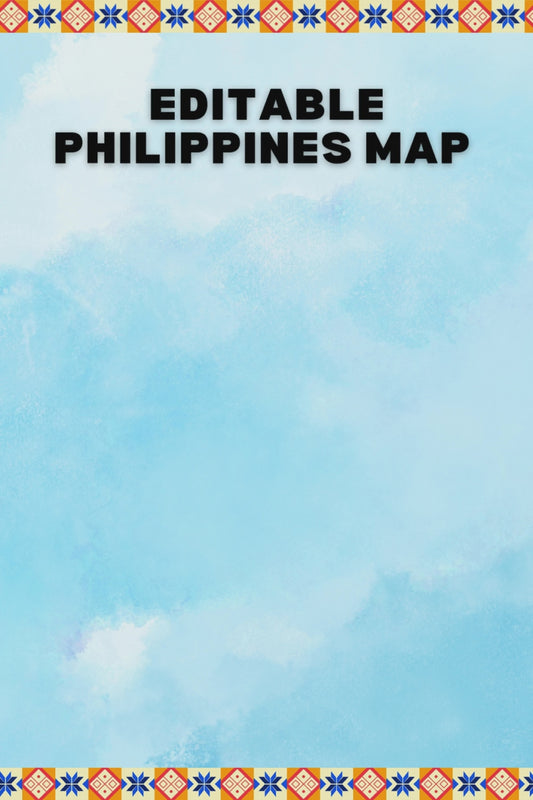 Philippines Map Travel Photo Collage | Editable in Canva